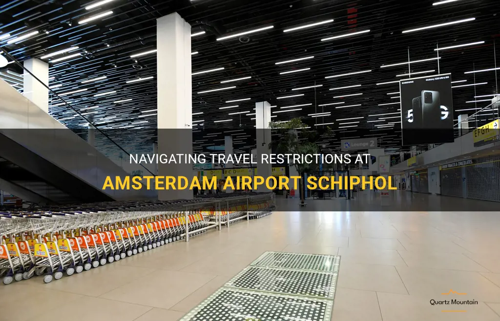 travel restrictions amsterdam airport