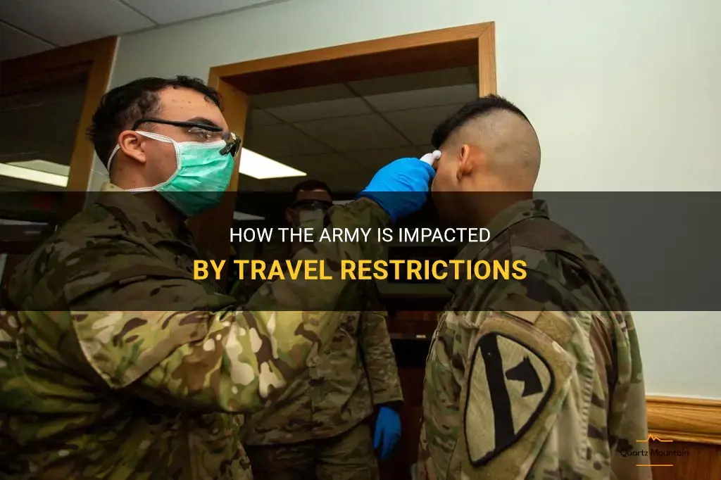 travel restrictions army