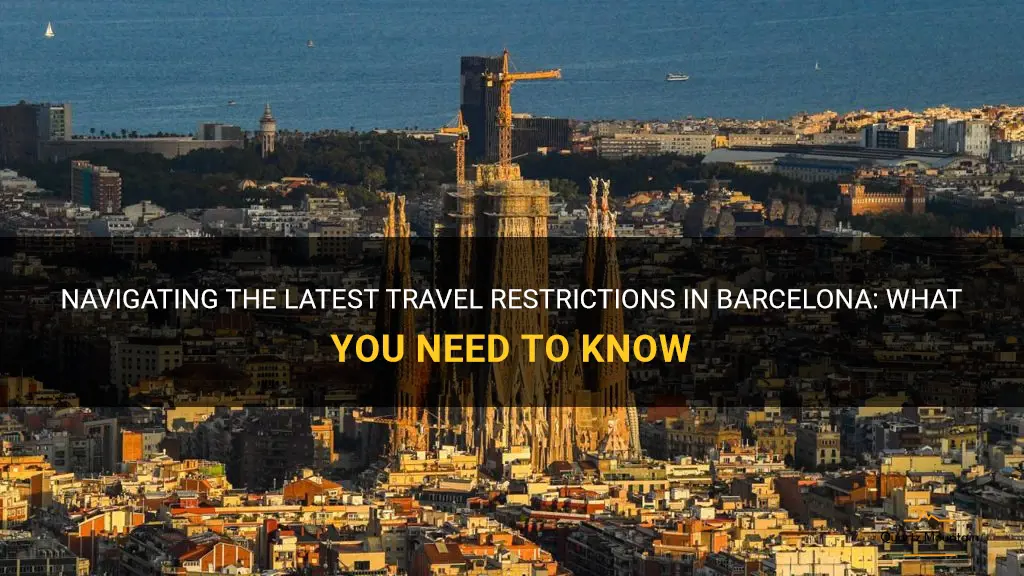 travel restrictions barcelona