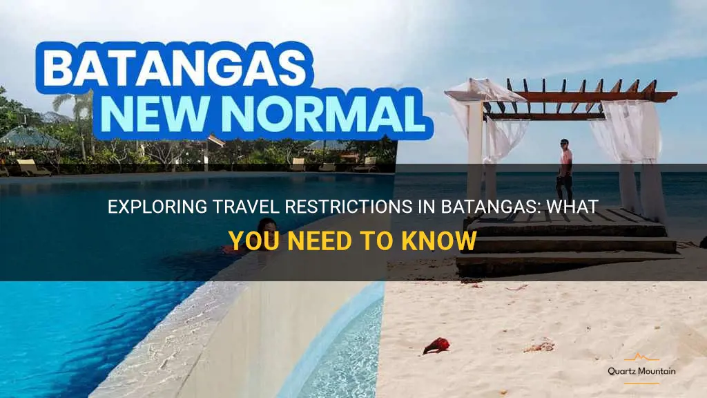 travel restrictions batangas