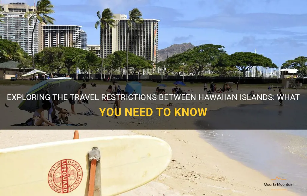travel restrictions between hawaiian islands