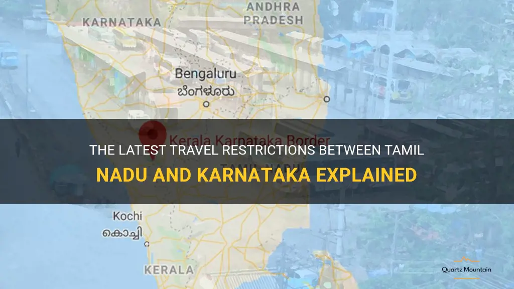 travel restrictions between tamilnadu and karnataka