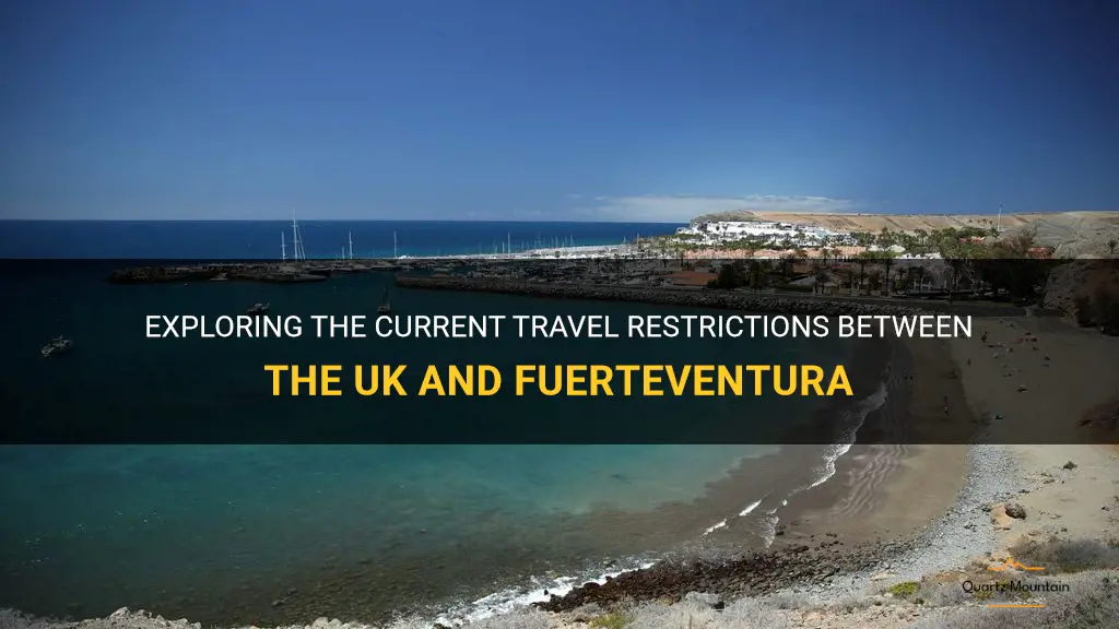 travel restrictions between uk and fuerteventura