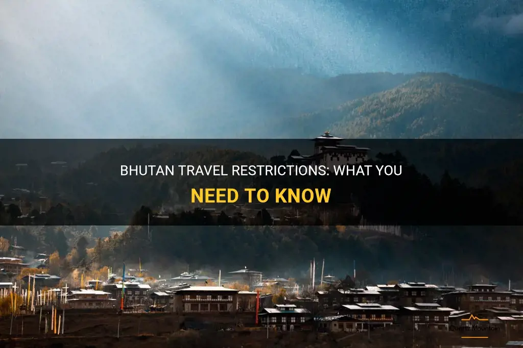 travel restrictions bhutan