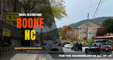 The Impact of Travel Restrictions on Boone, North Carolina