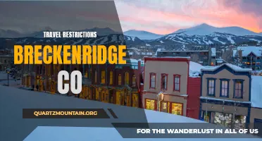 Exploring the Current Travel Restrictions in Breckenridge, CO
