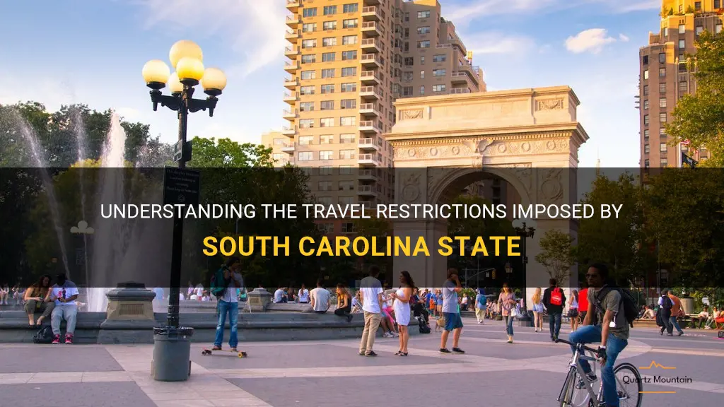 travel restrictions by state south carolina