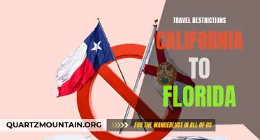 Exploring the Travel Restrictions from California to Florida: What You Need to Know