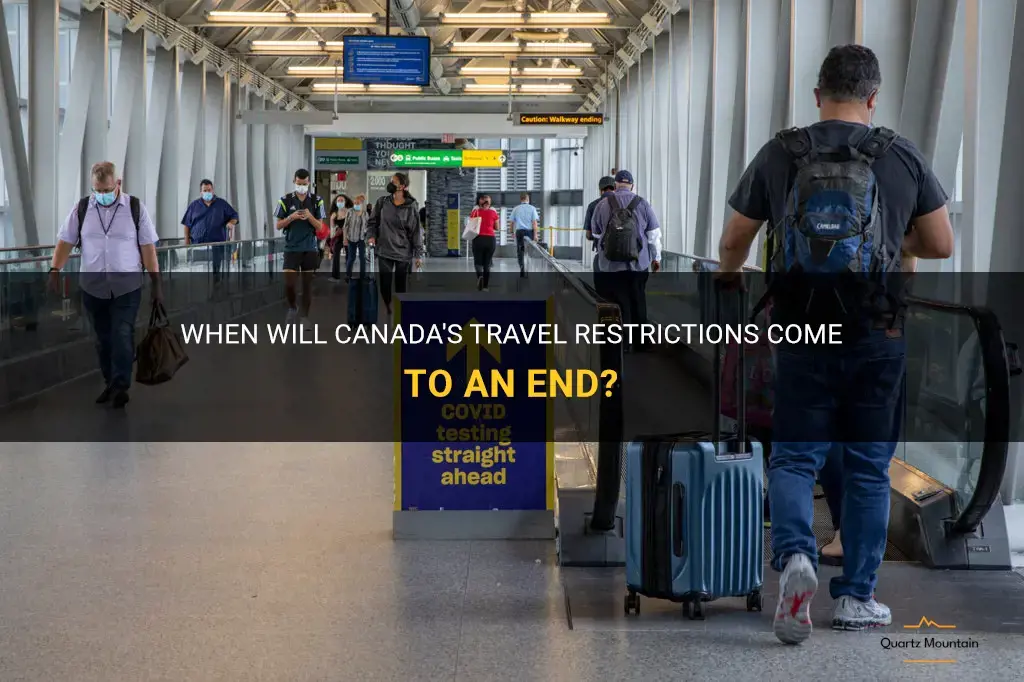 travel restrictions canada end date