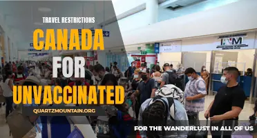 Latest Travel Restrictions in Canada Discussed for Unvaccinated Individuals