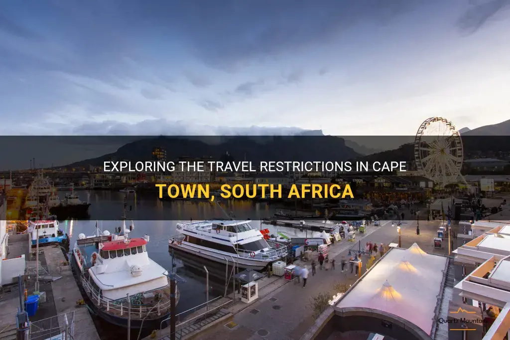 travel restrictions cape town south africa