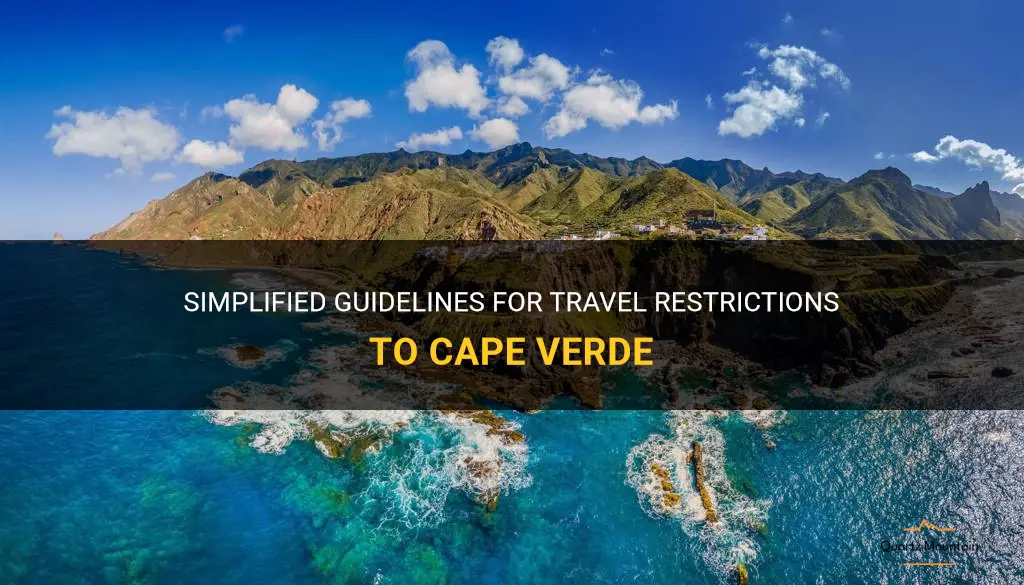 travel restrictions cape verde