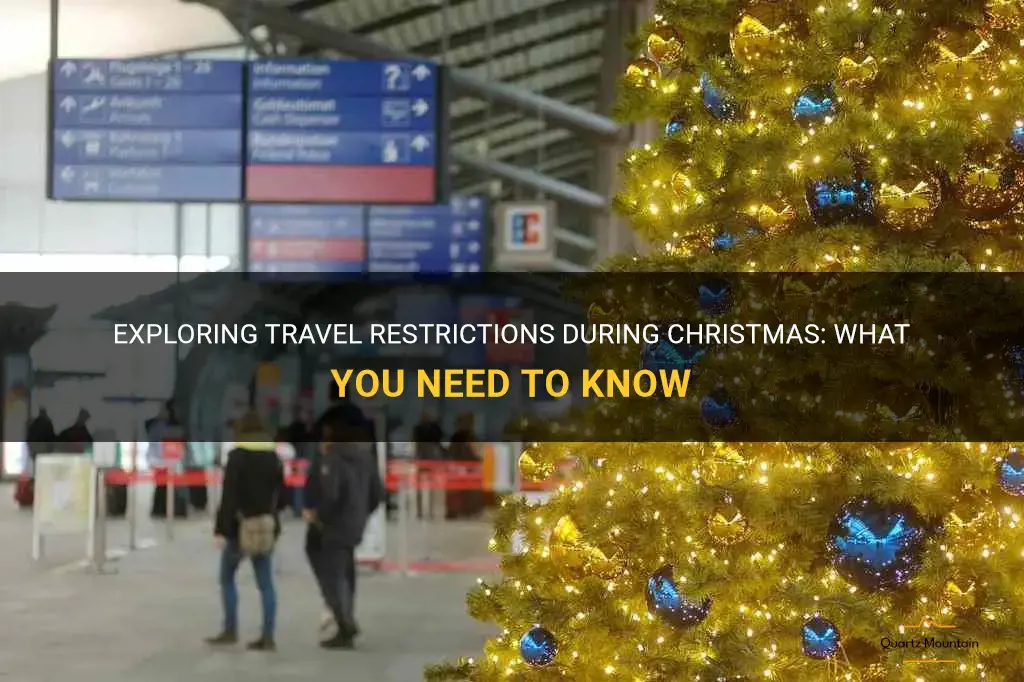 travel restrictions christmas