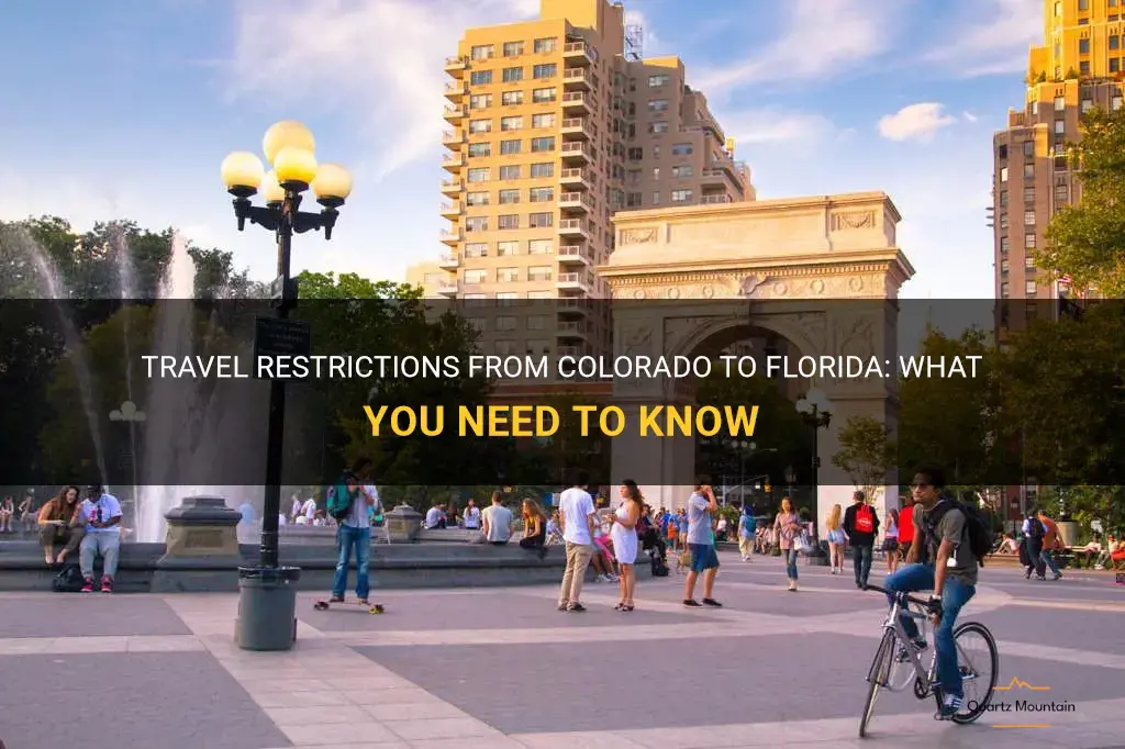 travel restrictions colorado to florida