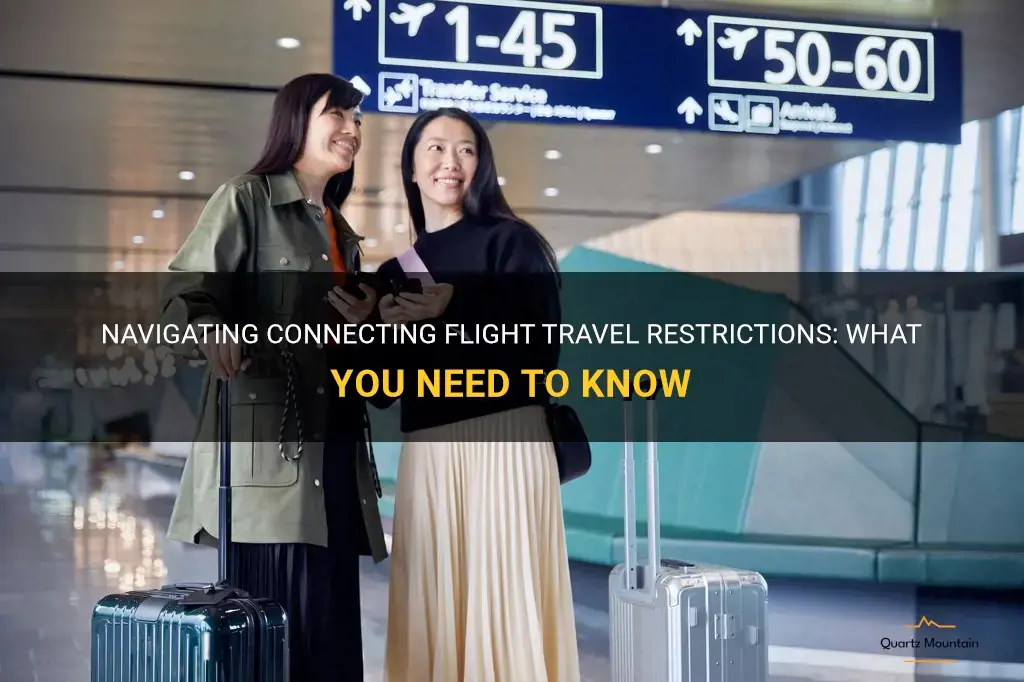 travel restrictions connecting flights