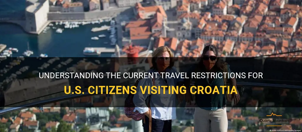 travel restrictions croatia from us