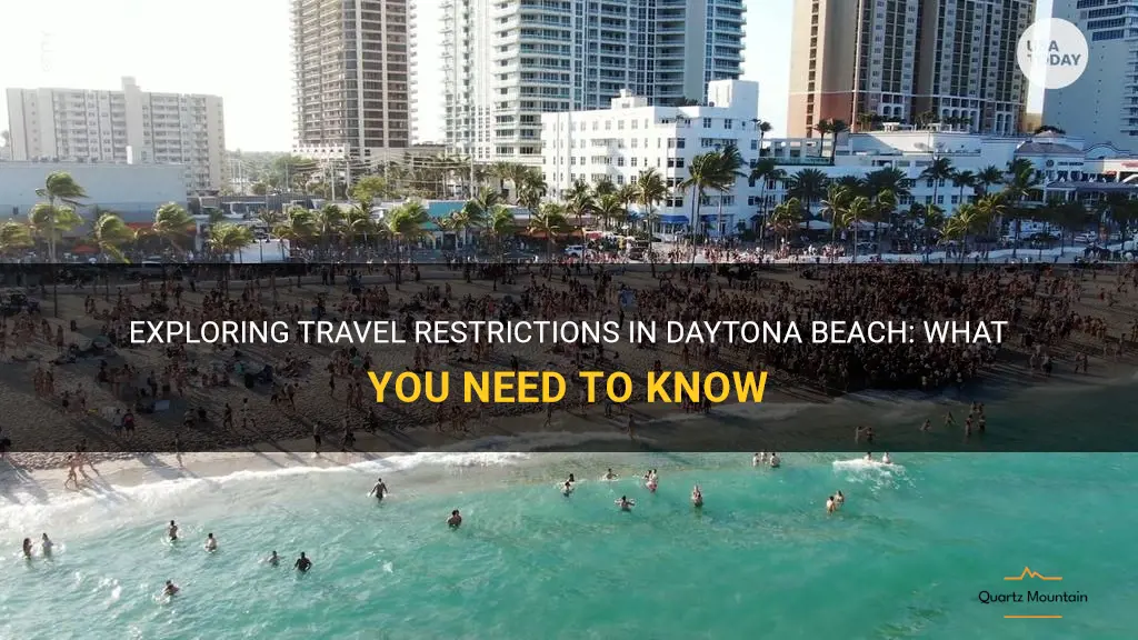 travel restrictions daytona beach
