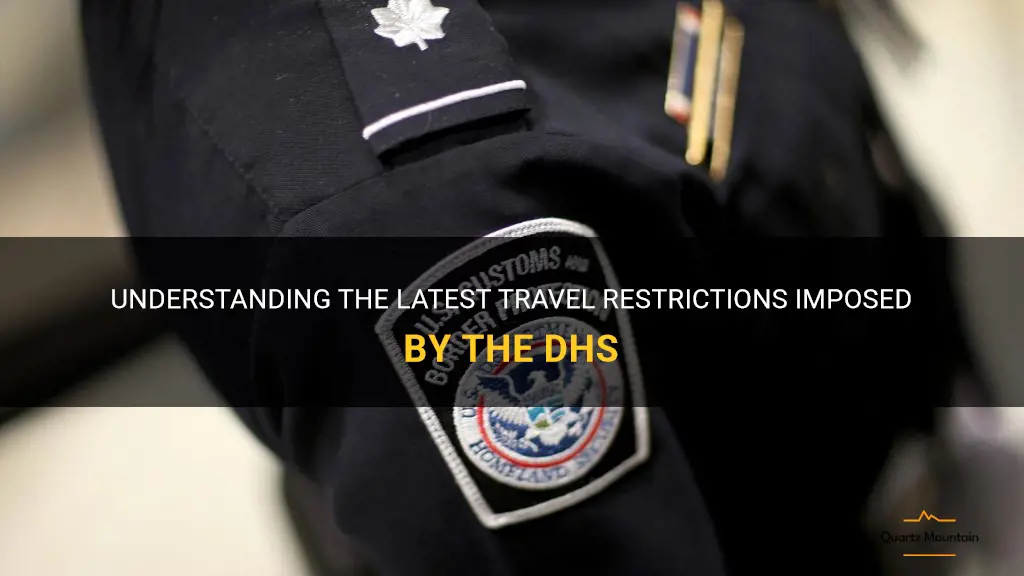travel restrictions dhs