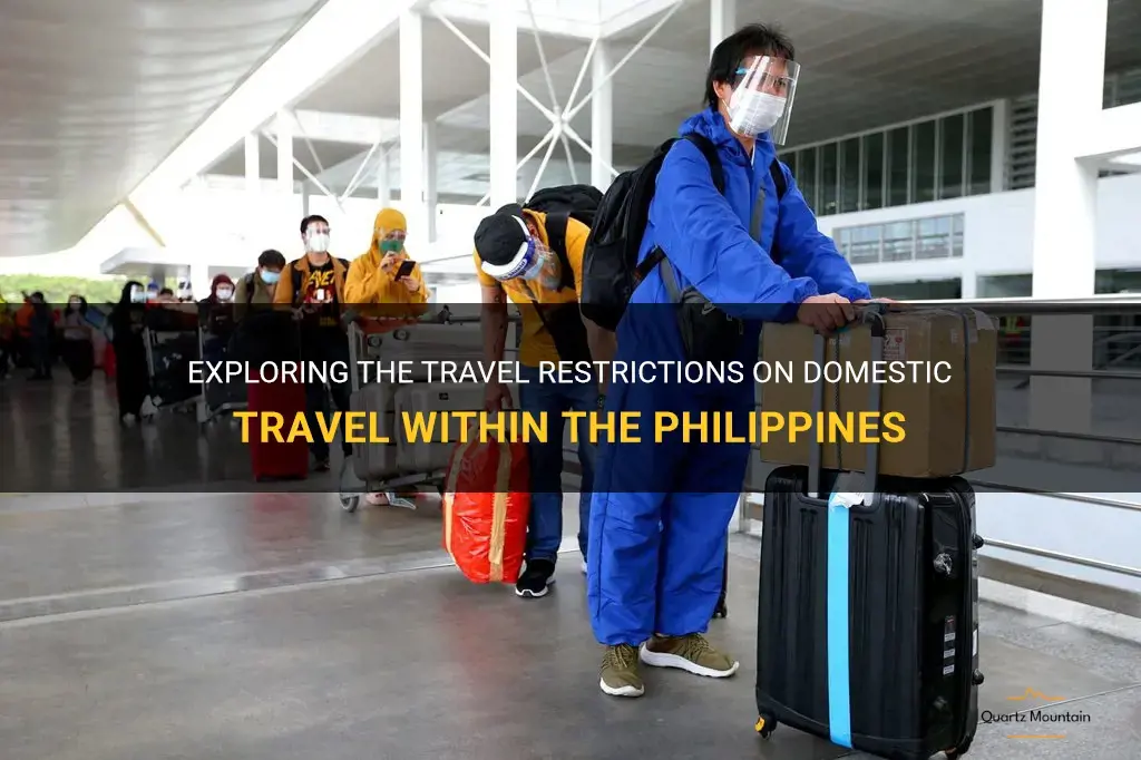 travel restrictions domestic philippines