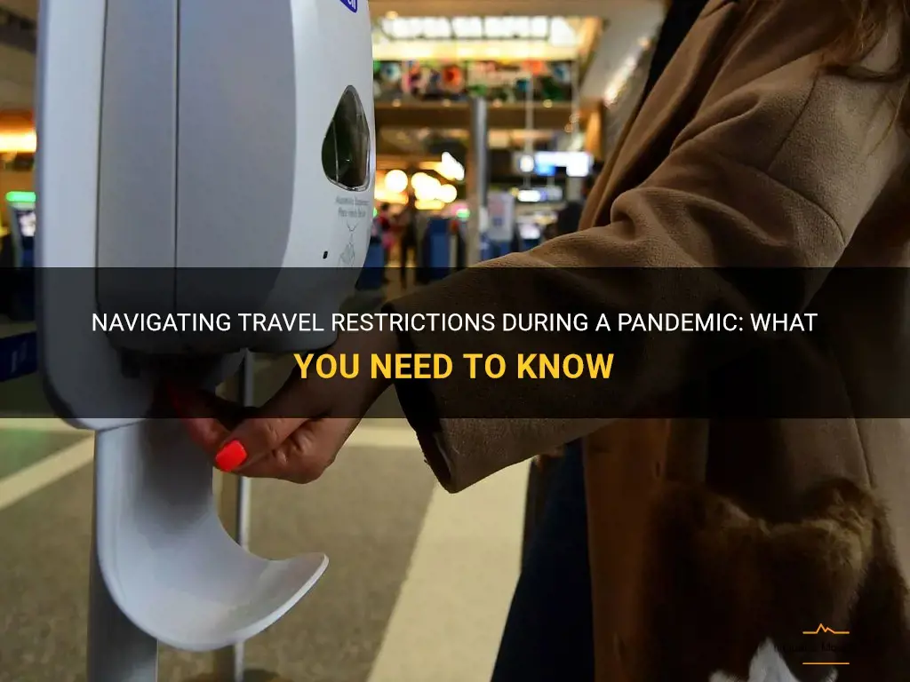 travel restrictions during a pandemic