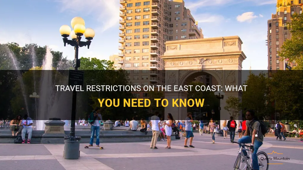 travel restrictions east coast