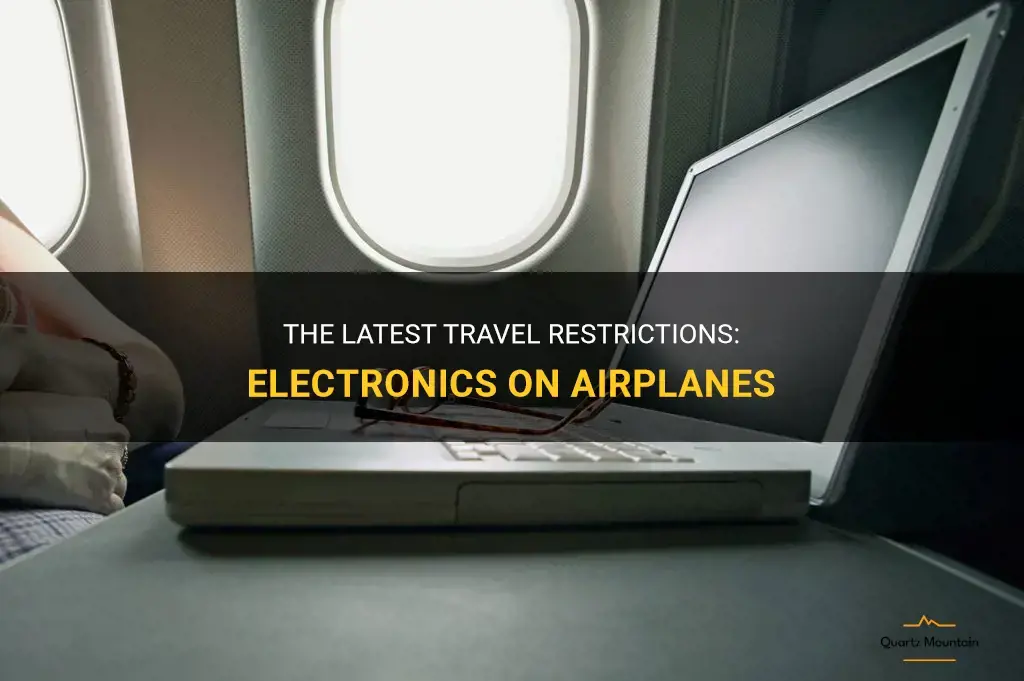 travel restrictions electornics on airplane