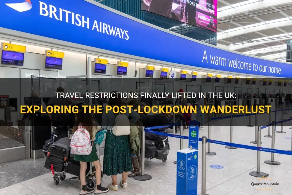 travel restrictions end uk