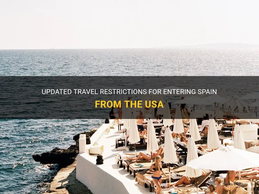 travel restrictions entering spain from usa