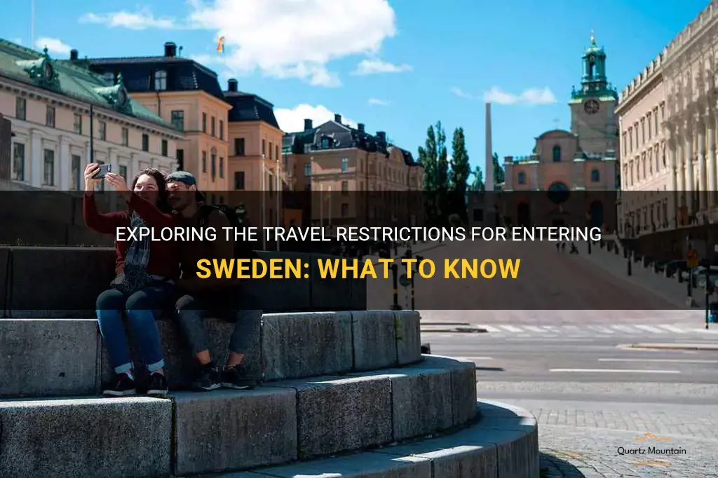 travel restrictions entering sweden