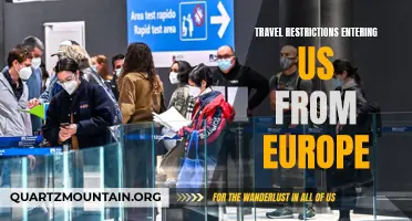 Exploring the Updated Travel Restrictions for Entering the US from Europe