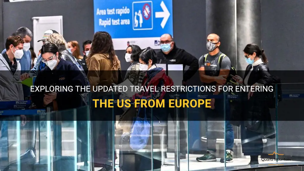travel restrictions entering us from europe