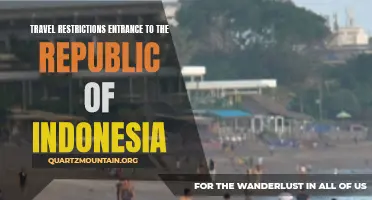 Exploring the Current Travel Restrictions for Entering the Republic of Indonesia