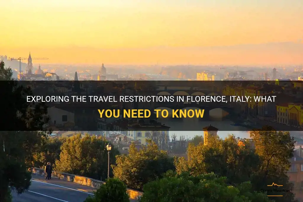 florence italy travel restrictions