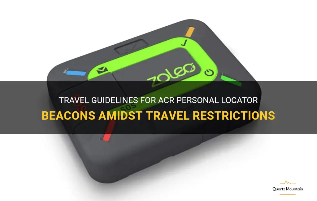 travel restrictions for acr personal locator beacons