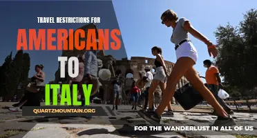 Updated Travel Restrictions for Americans Visiting Italy