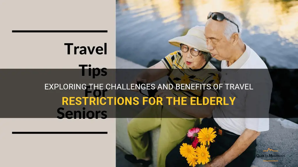 travel restrictions for elderly