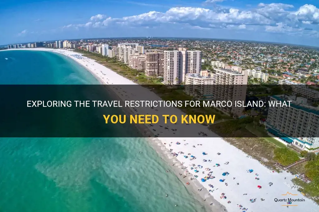 travel restrictions for marco island