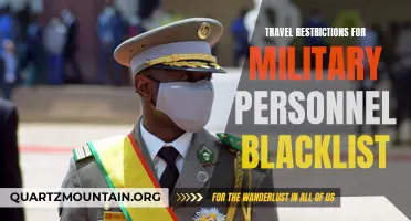 Why Military Personnel May Be Restricted from Certain Travel Destinations: The Blacklist Policy