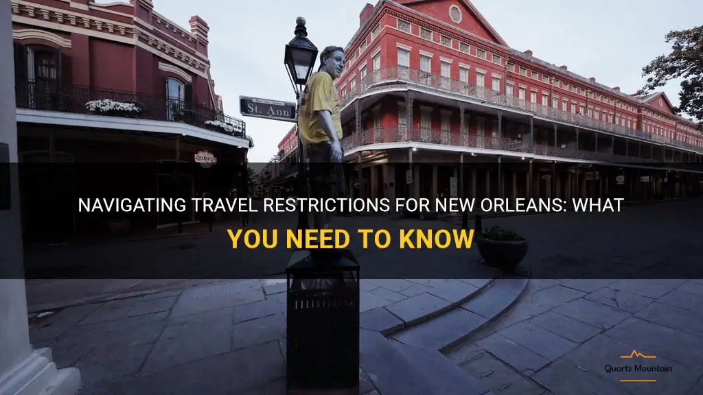 travel restrictions for new orleans
