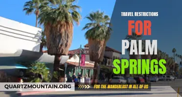 Discover the Current Travel Restrictions for Palm Springs