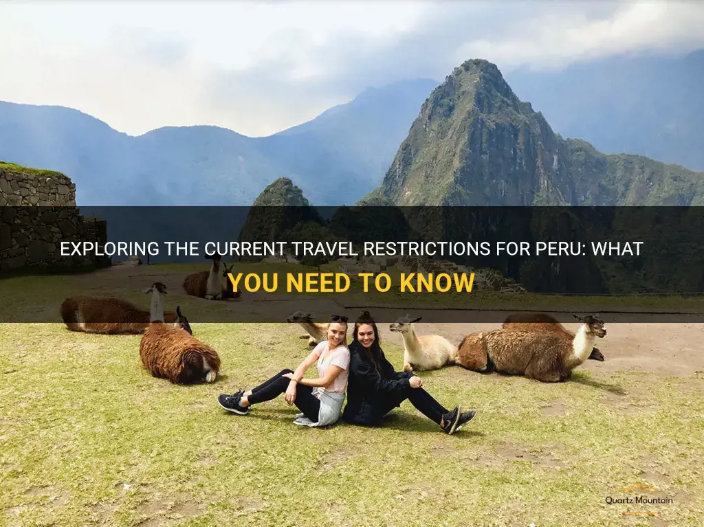 travel restrictions for peru