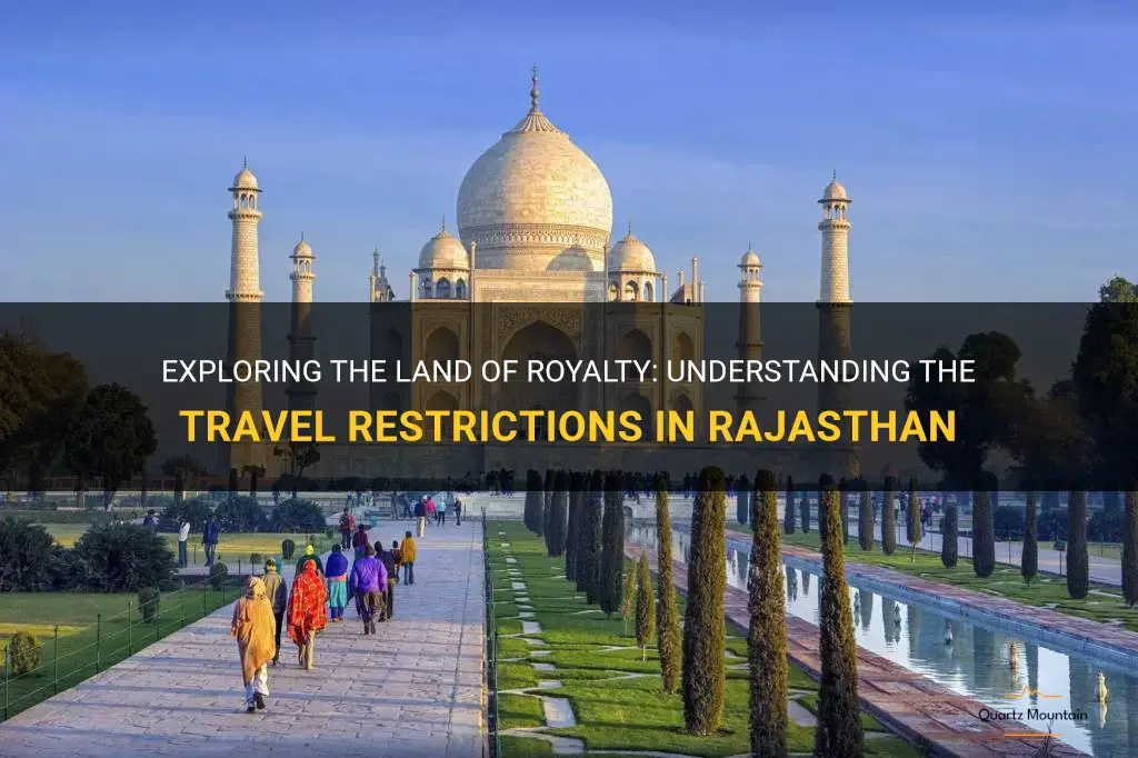 travel restrictions for rajasthan