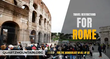 Navigating Travel Restrictions for Rome: What You Need to Know
