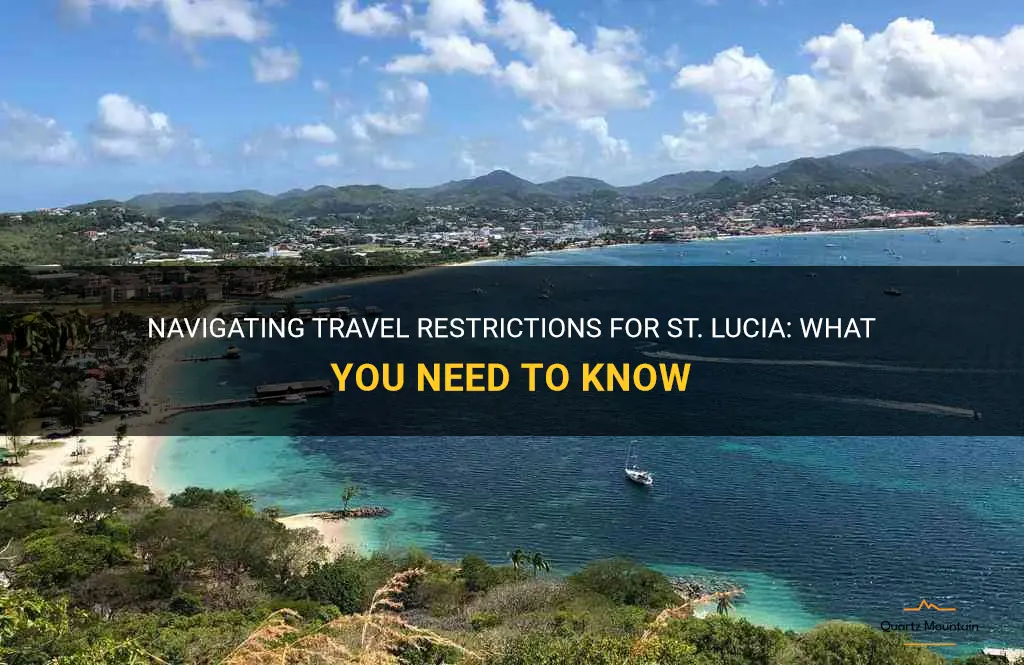travel restrictions for st lucia