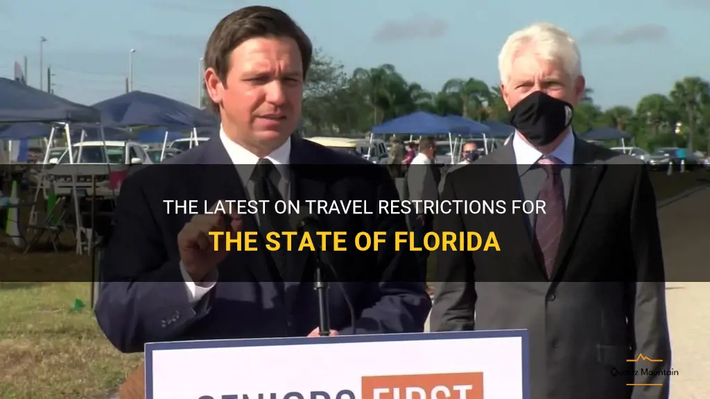 travel restrictions for the state of florida