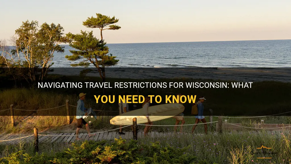 travel restrictions for wisconsin