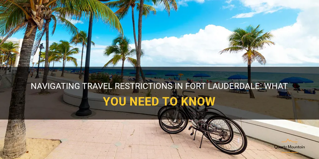 travel restrictions fort lauderdale