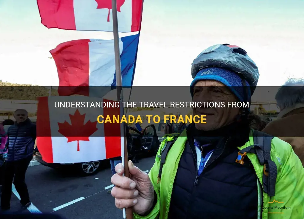 travel restrictions france from canada