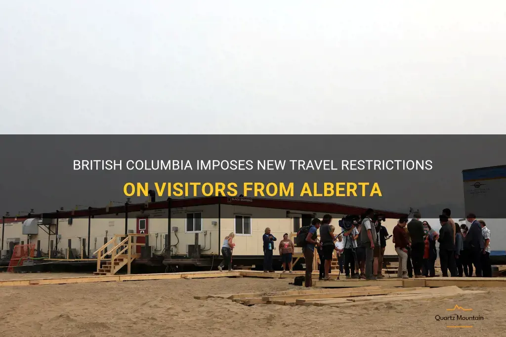 travel restrictions from alberta to bc