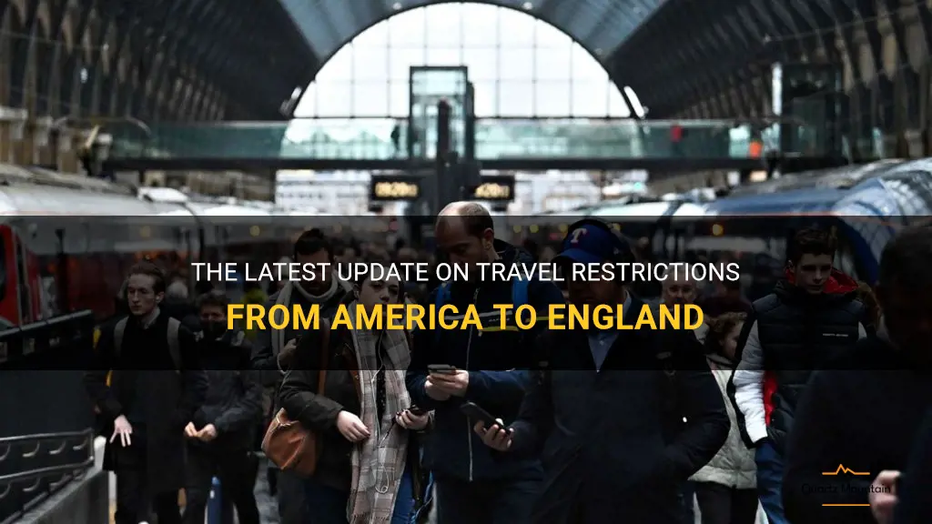 travel restrictions from america to england